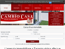 Tablet Screenshot of cambiocasasrl.biz